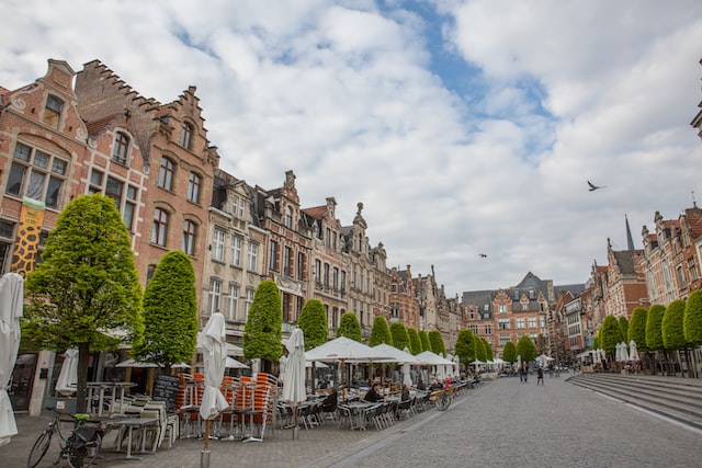 Oude-markt in Leuven